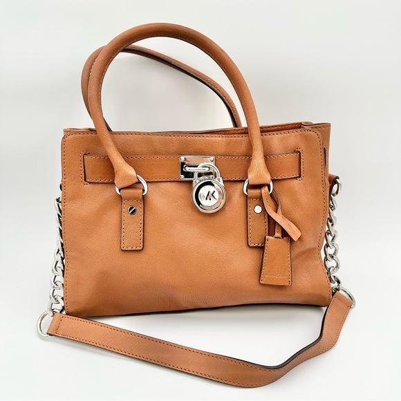 MICHAEL Michael Kors Hamilton Large Traveler Satchel in EUC - Picture 1 of 8